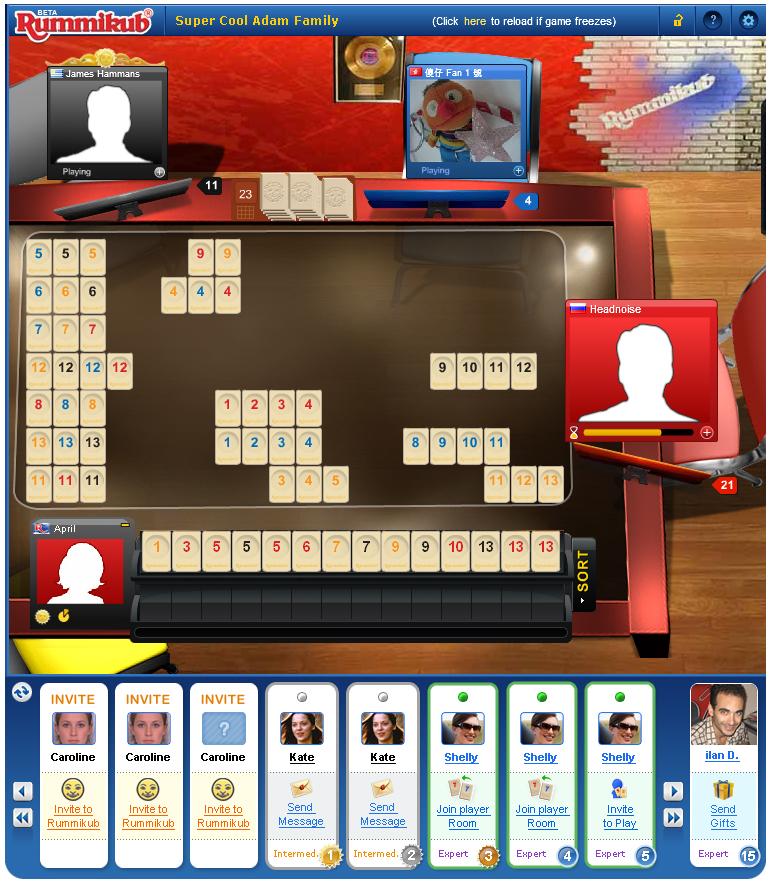 Le jeu de société Rummikub disponible sur Facebook ! Nozzhy