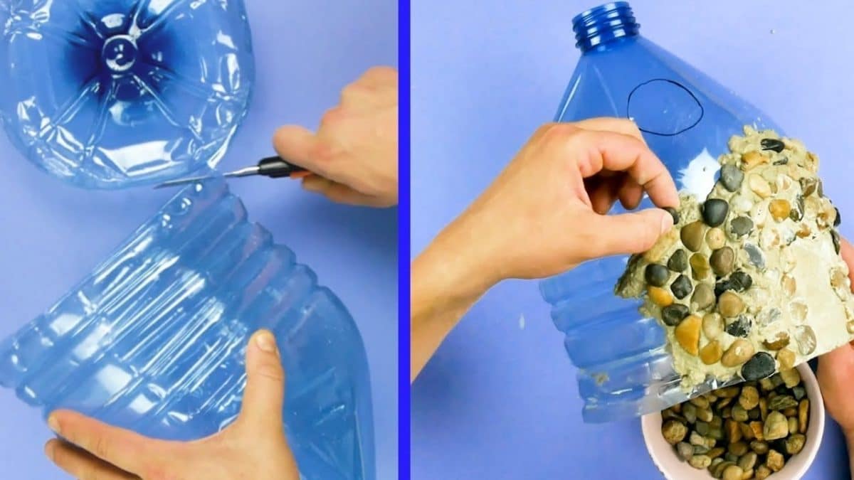 Voici quelques idées de truc cool à faire avec vos bouteilles en plastique !