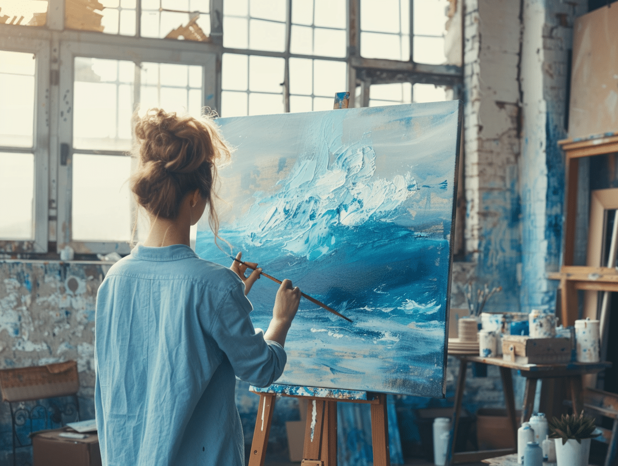 Créer du bleu facilement : techniques et astuces pour peintres et artistes